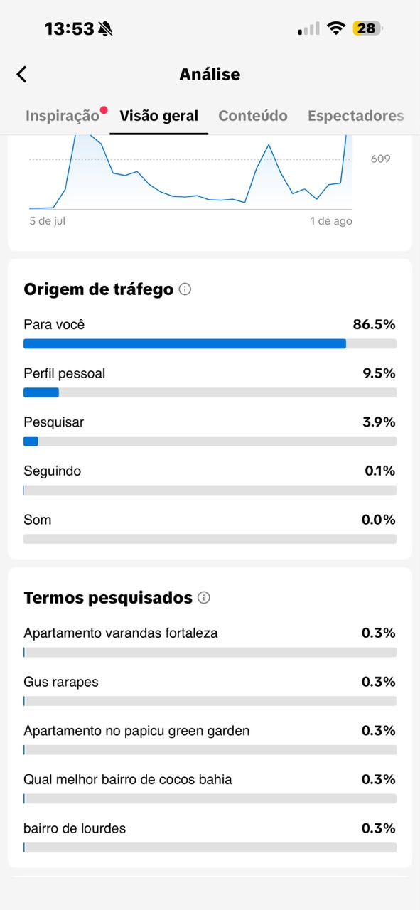 Conteúdo sobre a valorização de Guararapes no TikTok